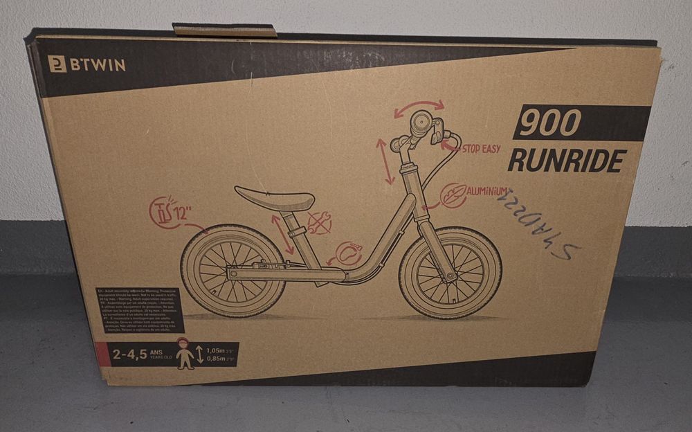Bicicleta de criança para aprender roda 12 BTWIN