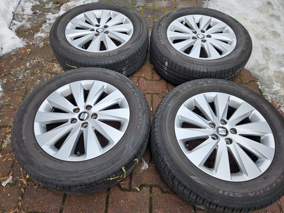 Oryginalne Felgi Koła 16" Seat Arona 5x100 Et45+205.60.16