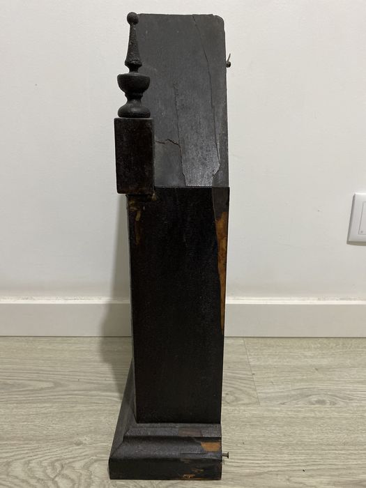 Relógio corda madeira anos 70