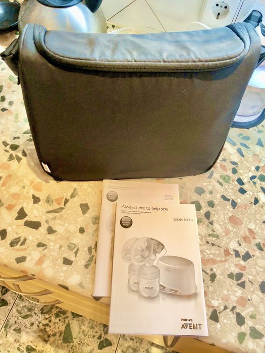 PhilipsAVENT SCF334  Подвійний Молоковідсмоктувач із масажною насадкою