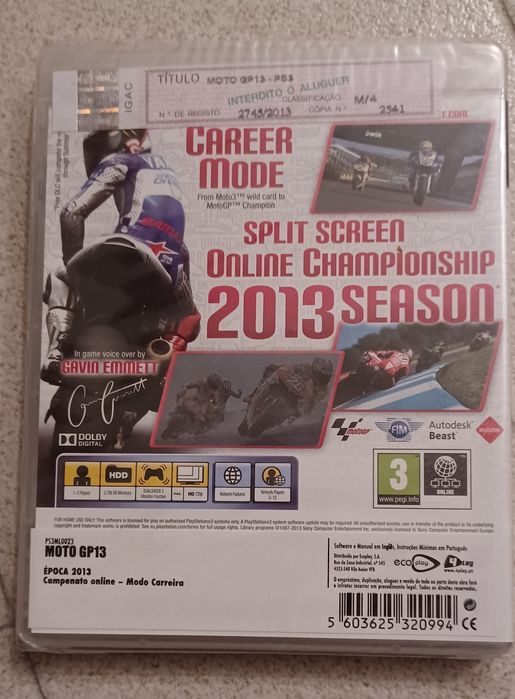 Jogo Moto Gp 13 - Playstation 3 NOVO