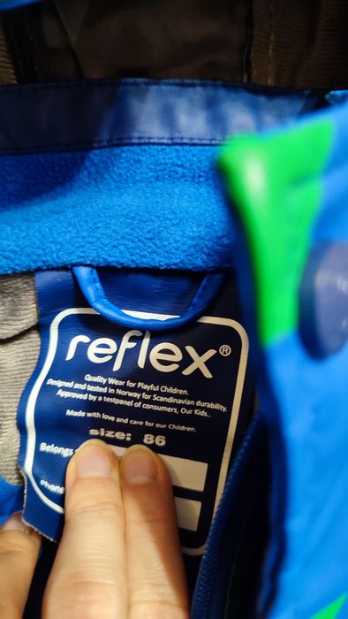 Kurtka chłopięca przeciwdeszczowa Reflex rozm 86