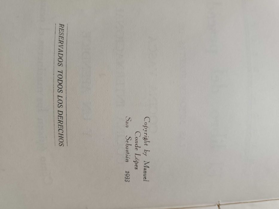 Livro de receitas em espanhol 1933