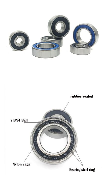 4 Rolamentos híbridos cerâmicos
18307-2RS 
18*30*7mm

18307-2RS 18*30
