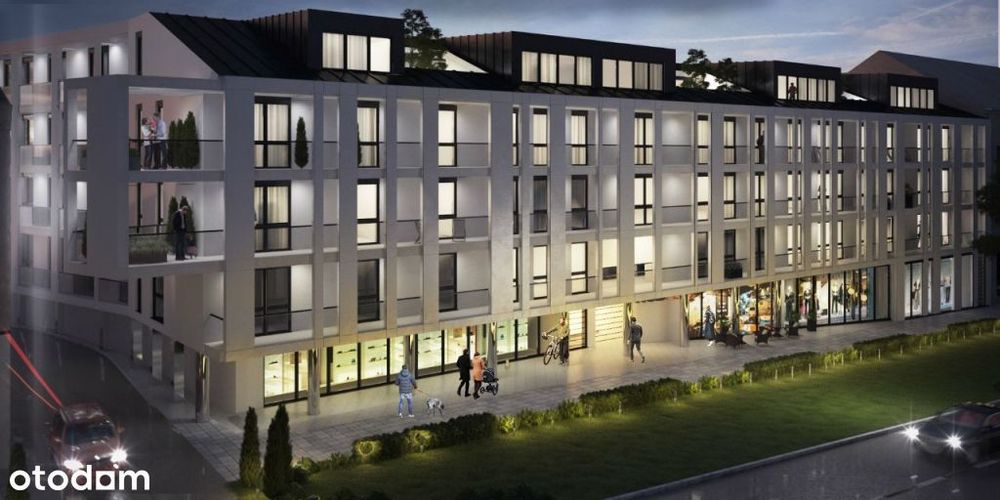 Nowa wyposażona kawalerka 500m od Rynku, duży balkon,dostępna od 07-11