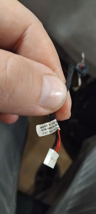 Гніздо з кабелем для Asus X550vc R510vc шлейф живлення роз'єм cable dc