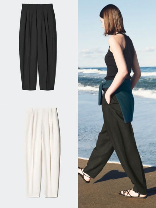 Штани з лляної суміші UNIQLO 476203,479310