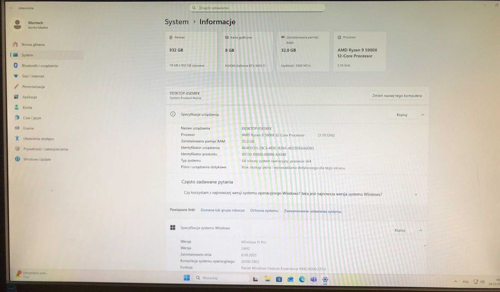 ARGB-PC Gaming, Ryzen 9,RTX 3070Ti, RAM 32, SSD 1Tb,WiFi