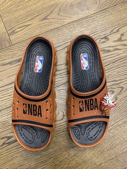 Нові шльопанці чоловічі крокси лімітованої серії NBA eco slide