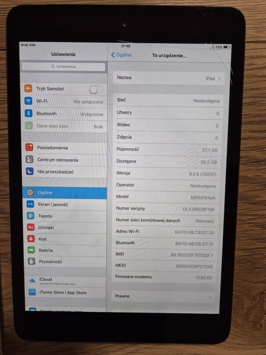 Tablet iPhone xs , Apple,