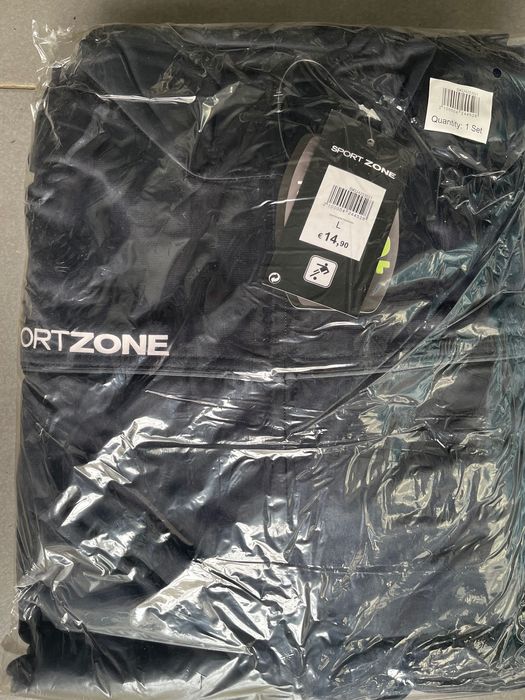 Fato de treino preto e branco Sport Zone - tamanho L