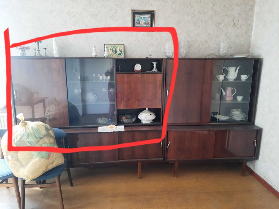 PRL mebloscianka brązowa (zaznaczony fragment dostępny)