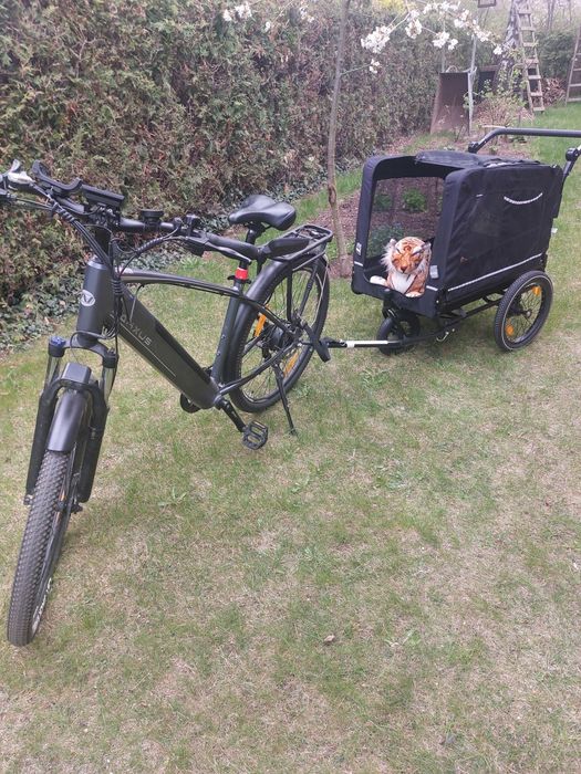 Przyczepka rowerowa, wózek spacerowy dla psa do 40 kg.  Resory. Wysyłka.