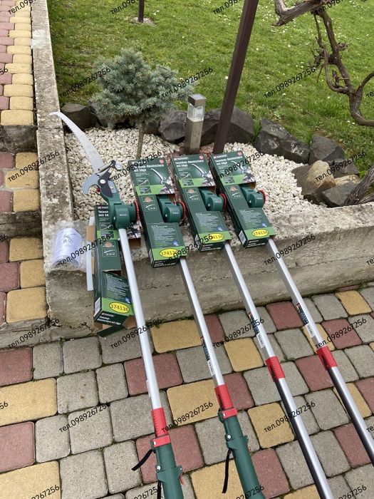 Телескопічний секатор, садовая пила, висоторіз, Parkside Німеччина