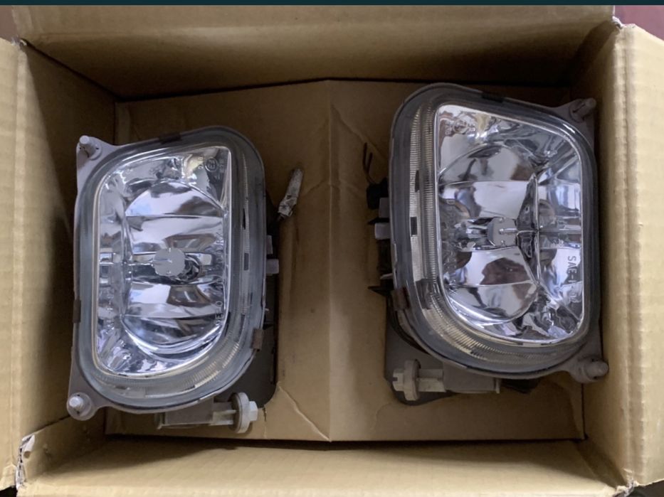 W210 Luz para nevoeiro direita e esquerda, vidro claro com grande iluminação e dando um grande estilo