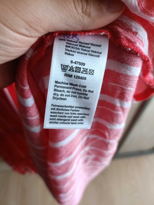 Sukienka letnia, czerwono-biała