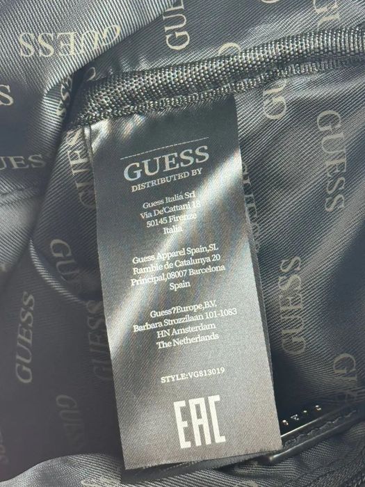 Чоловічий мессенджер через плече Guess Smart Mini:Чорний