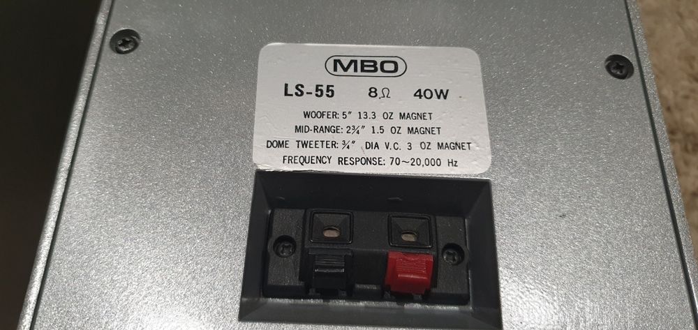 Kolumny MBO Ls-55 8Ohm 40W metal obudowa.
