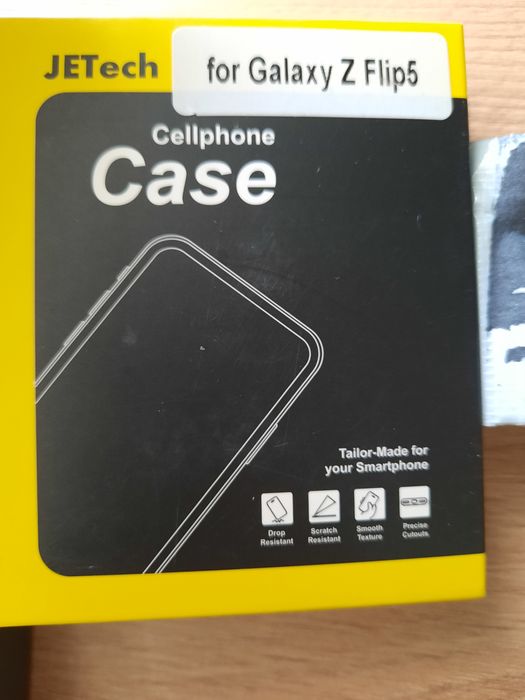 Смартфон Samsung Galaxy Flip3 5G 8/256 Platinum Black 
+ Чохол