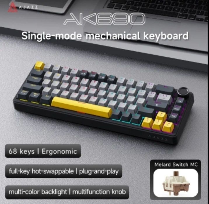 клавіатура Ajazz AK690‼️Top‼️