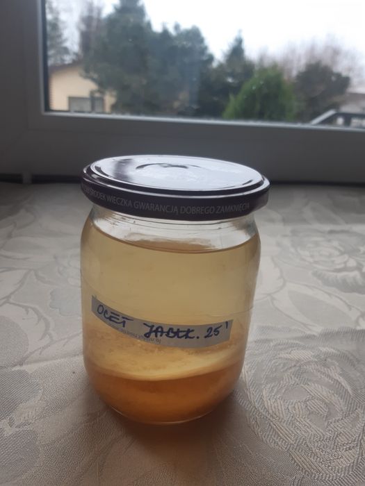 Naturalny, Eco ocet jabłkowy. Niepasteryzowany. 400 ml