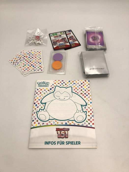 Pokémon Karmesin & Purpur 151 Zestaw: 9 Boosterów, Karty, Akcesoria