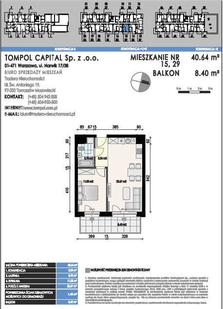 Nowe mieszkanie | Ukończona Inwestycja Deweloperska SPALSKA 58 | 41,24 m² | Balkon 8,4 m² - Widok 2
