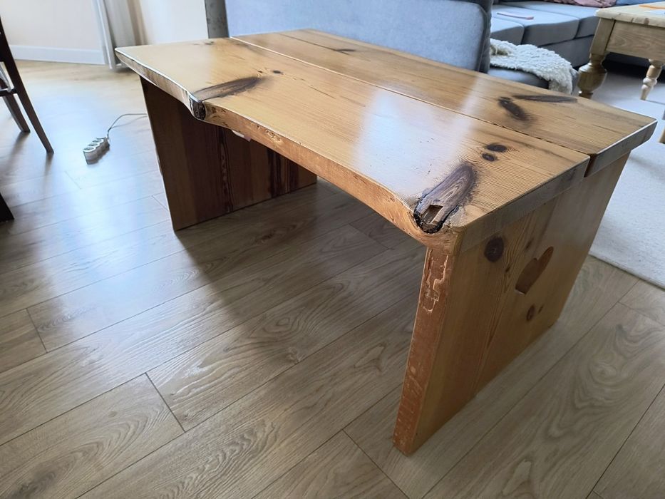 Ława drewniana, stolik kawowy