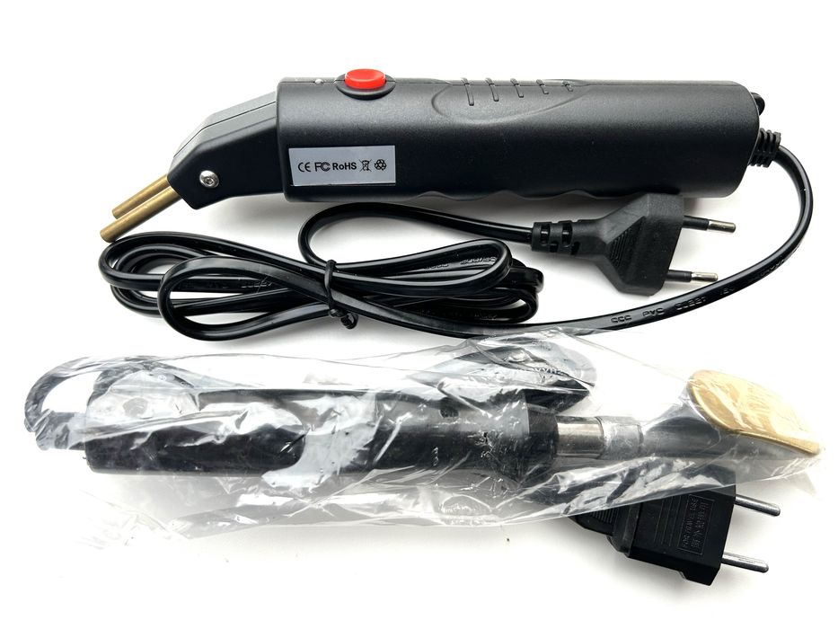 Паяльник для пластика 100W скобы утюжек прутки скоби МЕГА НАБОР