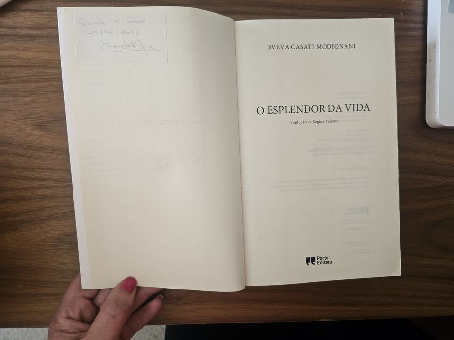 Livro o Esplendor da Vida Autografado