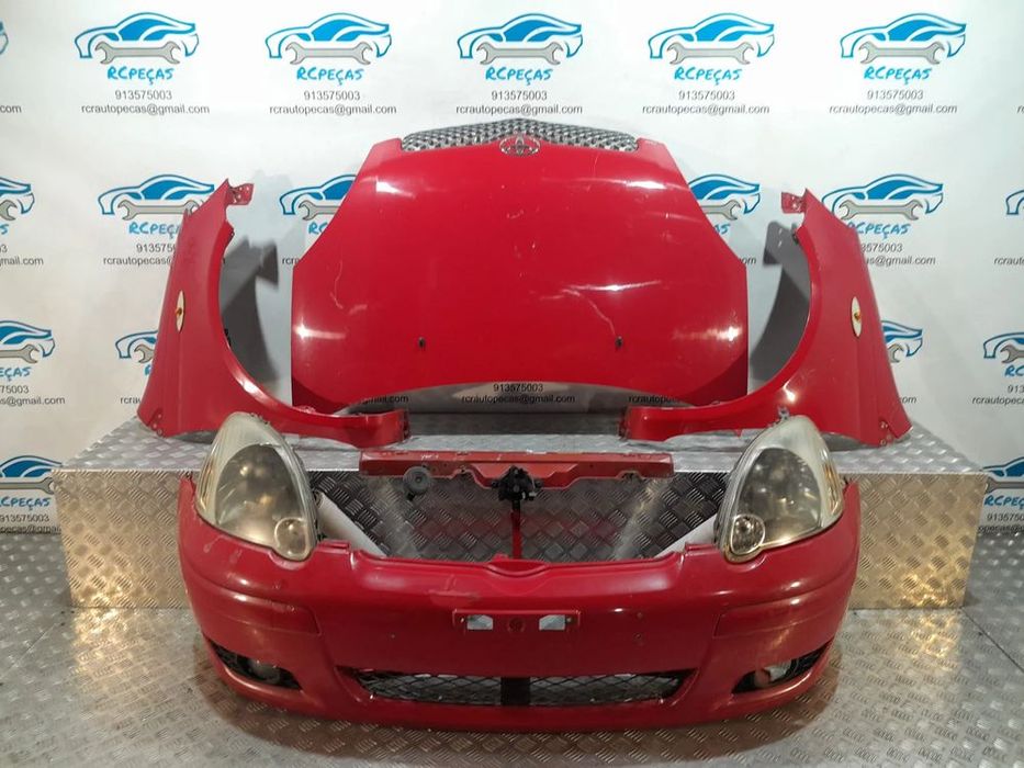 FRENTE COMPLETA TOYOTA YARIS P1 FASE 2 II FACELIFT CAPOT PARACHOQUES