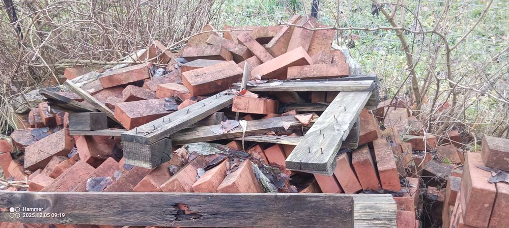 Cegła czerwona nowa komin