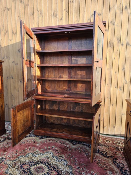 Witryna drewniana kolonialna prosta 140 cm #1614 Stylowy Węgrów