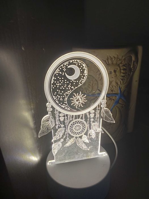 Candeeiro luminoso como novo