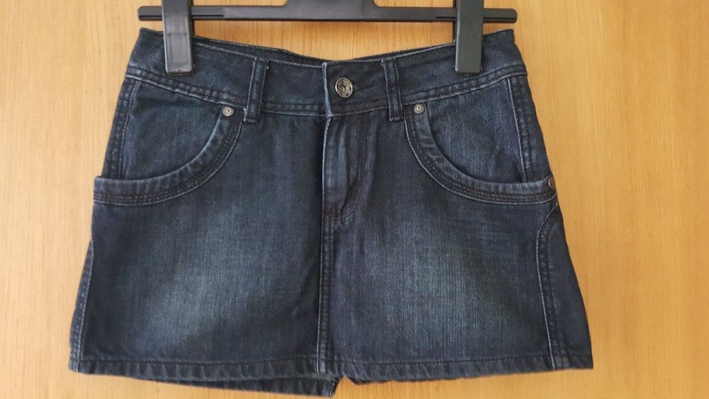 Spódnica Mini - Dżinsowa roz. S