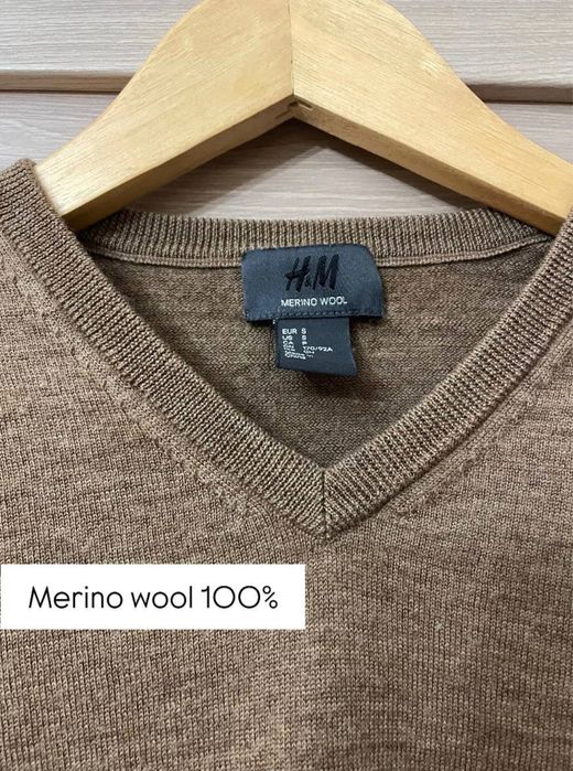 Вовняний джемпер H&M із 100% вовни мериноса (Merino Wool)
