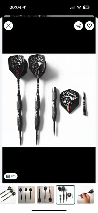 Setas com bico de aço