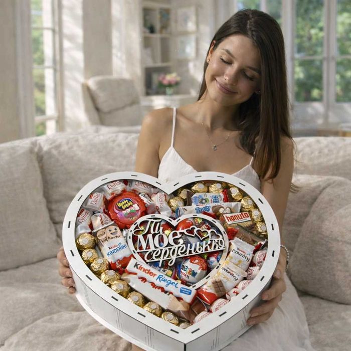 ПОД ЛЮБОЙ БЮДЖЕТ! Подарок на 8 марта девушке. Бокс со сладостями