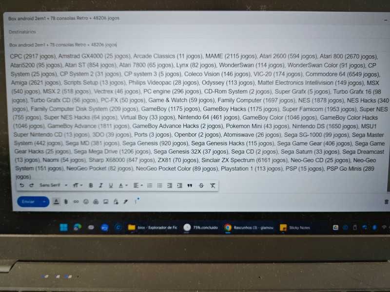 2 comandos + emuelec 4.7 (78 consolas + 48206 jogos)