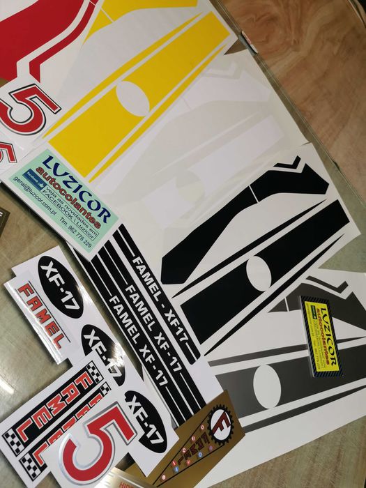 Autocolantes xf 17 xf17 super
