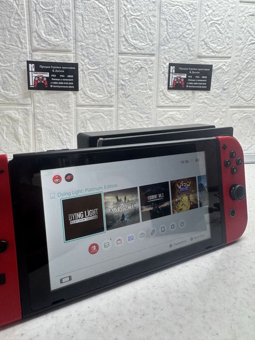 Nintendo Switch V1 25 ІГОР у комплекті. Повний комплект. Mario edition