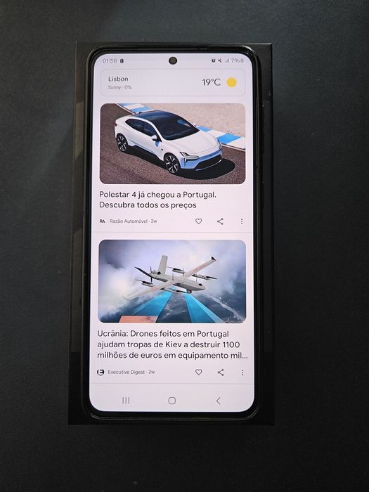 Samsung S21 5G 256GB com capa e caixa original