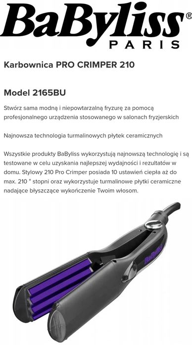 Karbownica BaByliss 2165BU