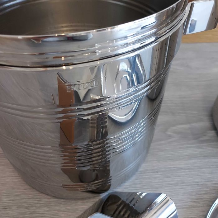 Espagueteira Design Italiano Angiolina Aço inox Riva 22cm