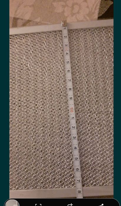 Filtro novo de exaustor