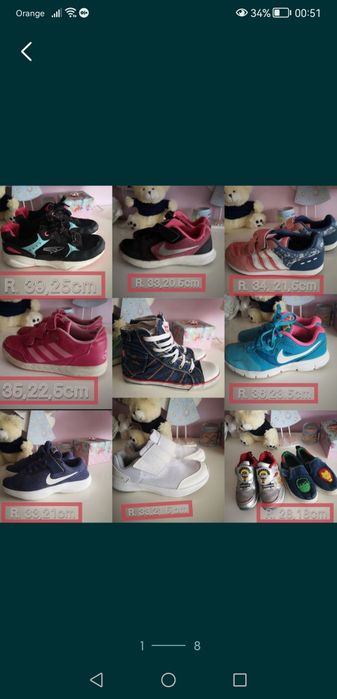 Adidasy buty sportowe Nike Adidas Sprandi rozm 34 37 39