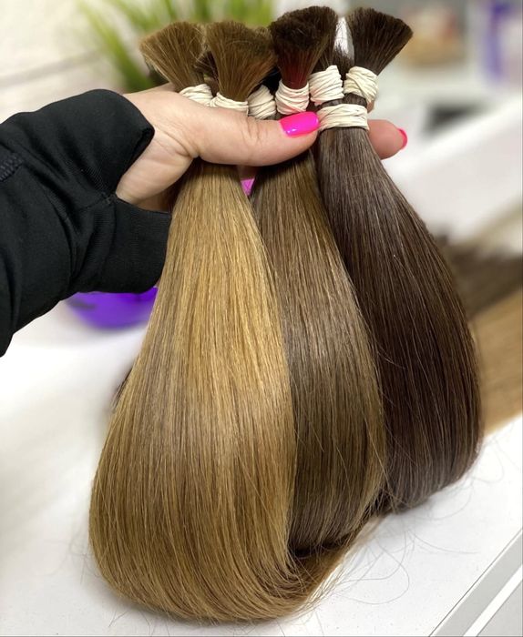 Волосся для нарощення відмінна якість наявність від 50г накладний