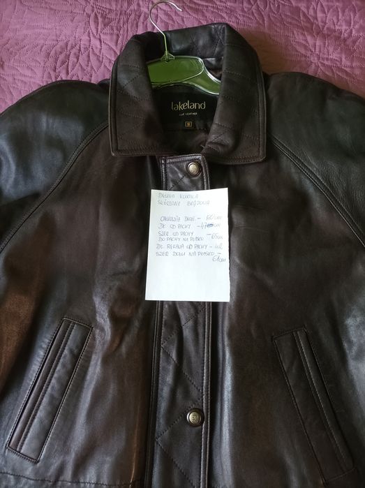 Męska kurtka skórzana