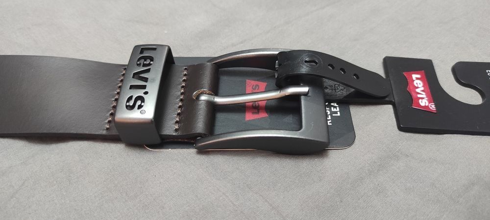 Pasek Levi's brązowy męski