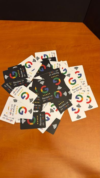 Cartões Google  NFC para negócios